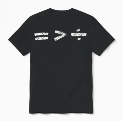 Equality Is Better Than Division Equal Rights Math Symbol Unisex T-Shirt - Black