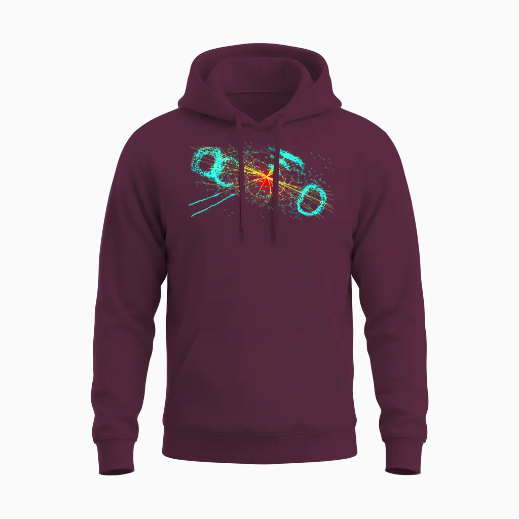 Cooles T-Shirt - Physik Theory Higgs Boson Element Unisex Hoodie in Maroon