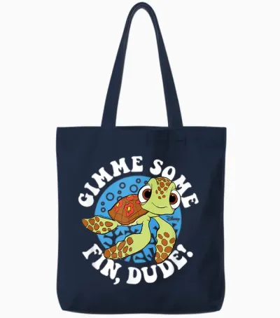 Finding Nemo - Gimme Some Fin, Dude! Tote Bags - Navy