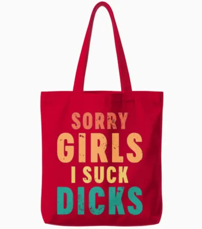 Funny Tote Bags - Red