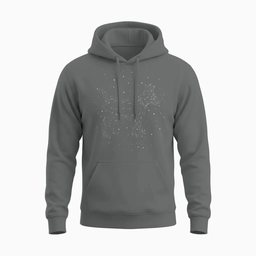 Sternbild Dog Constellation Dog Mom Dogfather Dog Unisex Hoodie in Graphite Heather