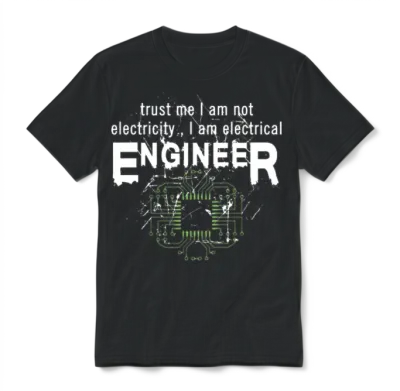 Electrical Engineer Unisex T-Shirt - Black