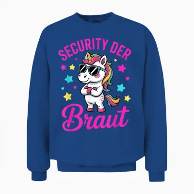 Security of the Bride Stag Party Unisex Sweatshirt - Royal