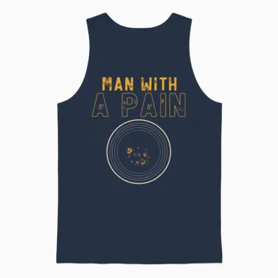 Gold Panning, Gold Digger Unisex Tank Top - Navy