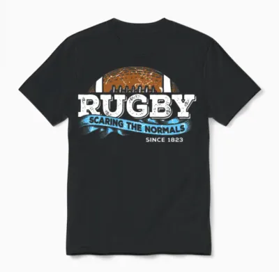 Rugby Sport Unisex T-Shirt - Black