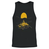 Car Speed Moon Travel Shirt Funny Unisex Tank Top - Black – 2