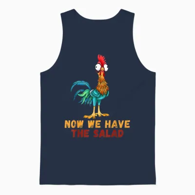 Now We Have the Salad Saying Quotes for Men Women T-Shirt, Black Unisex Tank Top - Navy