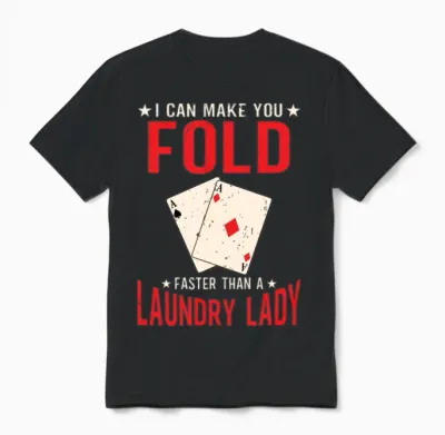 Poker Unisex T-Shirt - Black
