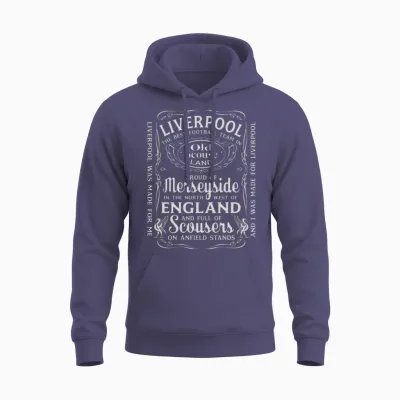 Liverpool the Best Team in Old Scouse Land Unisex Hoodie - Heather Sport Dark Navy