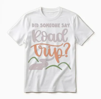 Road Trip Lover - Did Someone Say Road Trip ? Unisex T-Shirt - White