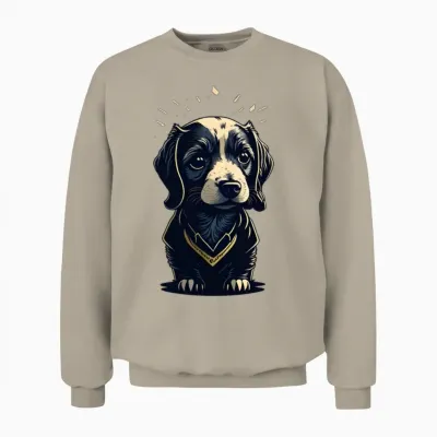 Little Dog Unisex Sweatshirt - Sand
