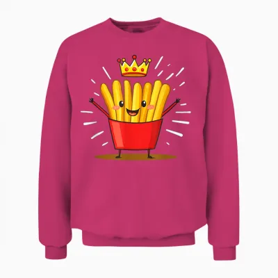 Costume with Crown Funny Adult Unisex Sweatshirt - Heliconia