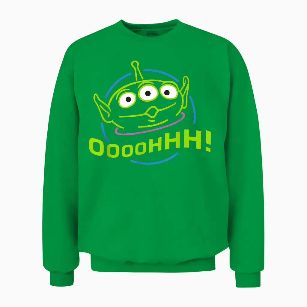 Disney Pixar Toy Story Alien Unisex Sweatshirt in Irish Green