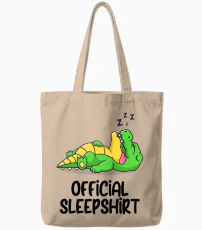 Funny Animal Shirt Funny Picture Tote Bags - Natural