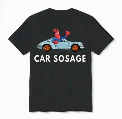 Voiture Sosage 203 Unisex T-Shirt - Black