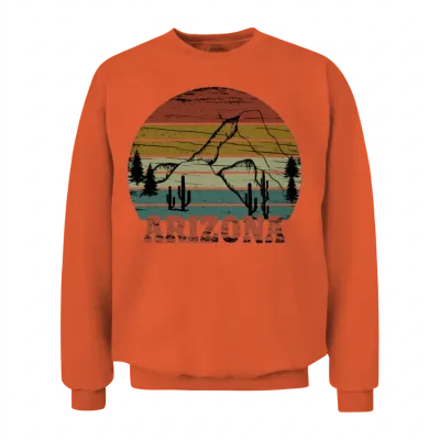 Arizona Unisex Sweatshirt - Orange