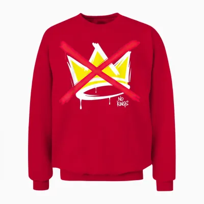 No Kings Unisex Sweatshirt - Red