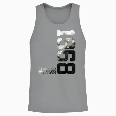58 Jahre 58. Geburtstag Limited Edition 1968 Unisex Tank Top - Sport Grey