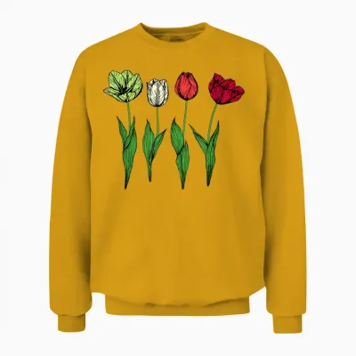 Tulpen Blumen Hobbygärtner Gärtner - Garten Tulpe Unisex Sweatshirt - Gold