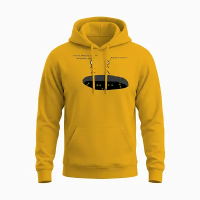 Clueless Sketch Funny Unisex Hoodie - Gold