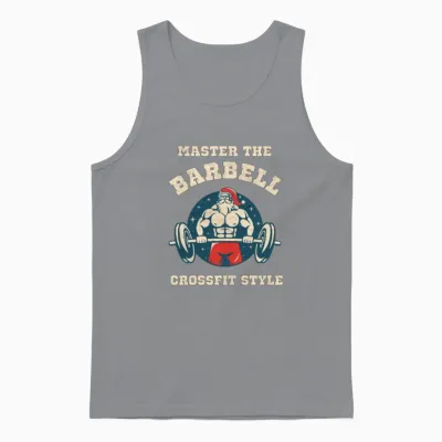 Master the Barbell Crossfit Hour Unisex Tank Top - Sport Grey