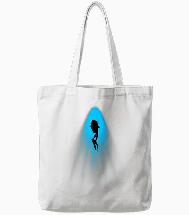 Scuba Diver - Ocean Underwater Scuba Diving Freediving Tote Bags in White
