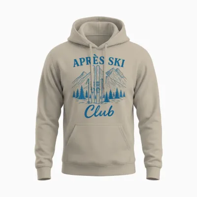 Après Ski Club Unisex Hoodie - Sand