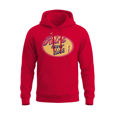 Retro Never Dies Unisex Hoodie - Red