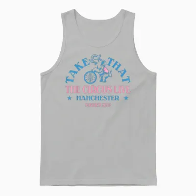 Take That the Circus Live Manchester Unisex Tank Top - Ash
