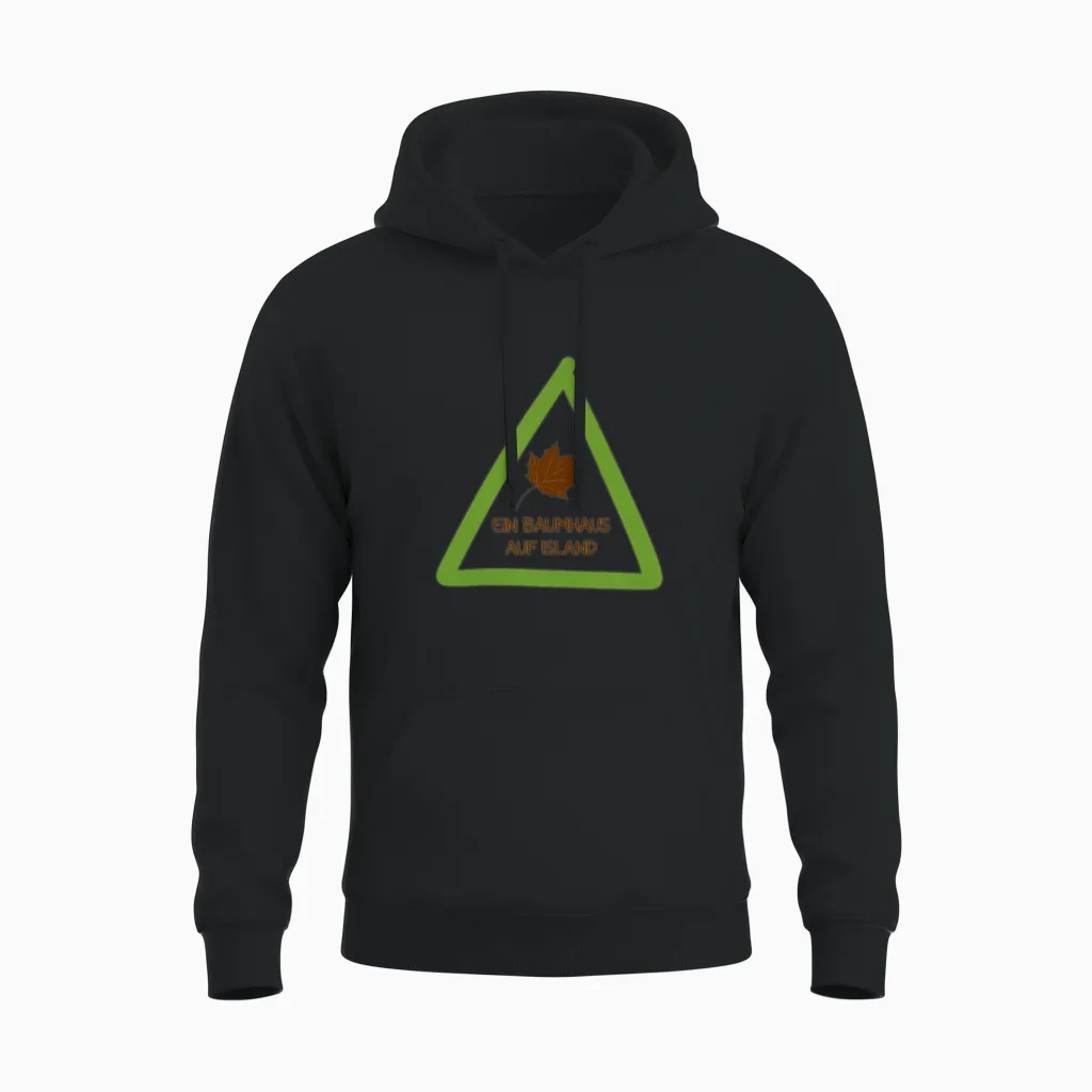 Ein Baumhaus Auf Island Unisex Hoodie in Black