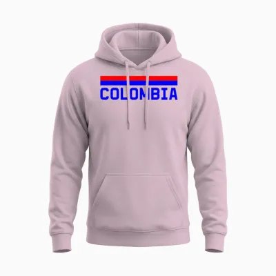 Kolumbien Outfit Kolumbianische Bekleidung Colombia Design Unisex Hoodie - Light Pink