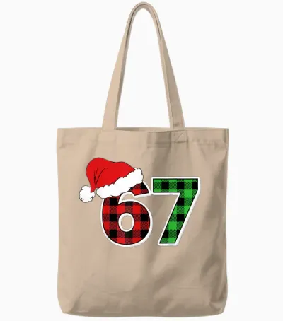 67 Meme Christmas Six Seven Xmas Men Women Boys Girls Tote Bags - Natural