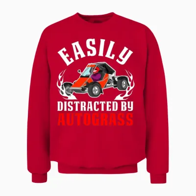 Retro Unisex Sweatshirt - Red