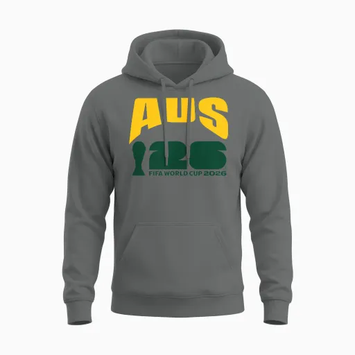 Fifa World Cup26 Australia Ball in Goal Unisex Hoodie in Graphite Heather