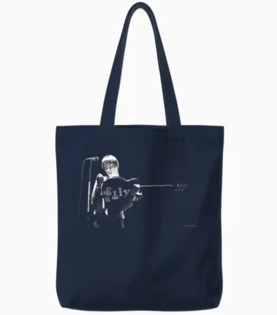 Paul Weller the Jam Gitarrenstecker Von Virginia Turbett Tote Bags - Navy