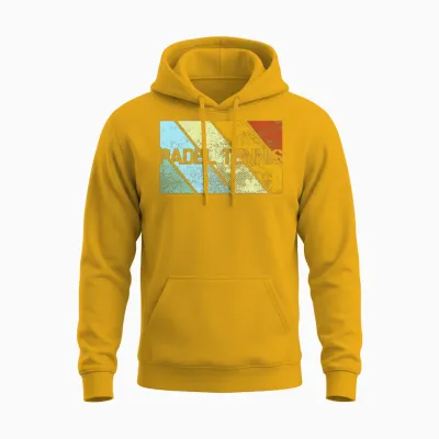 Padel Tennis Retro Unisex Hoodie - Gold