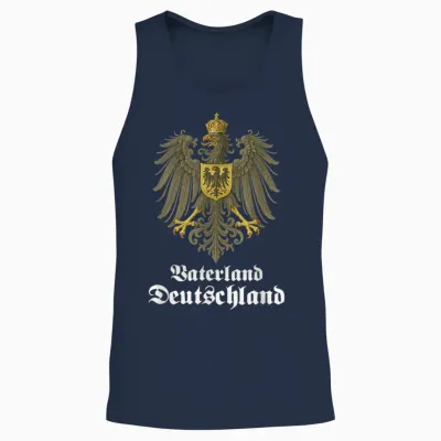 Vaterland Deutschland, Deutscher Adler, Deutschland Unisex Tank Top - Navy