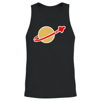 Retro Spaceman Brick Toy Kids & Lego Fan Gift Unisex Tank Top - Black – 2