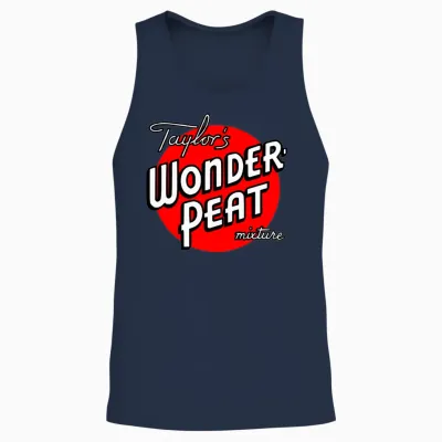 Taylor's Wonderpeat Retro Unisex Tank Top - Navy