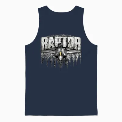 F-22 Raptor Unisex Tank Top - Navy