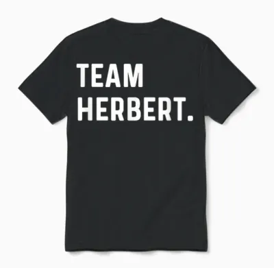 Mannschaft Herbert Unisex T-Shirt - Black