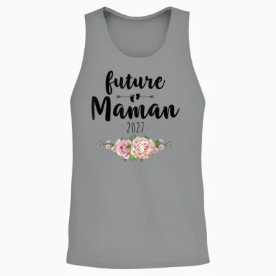 Annonce Grossesse Bientot Maman Unisex Tank Top - Sport Grey