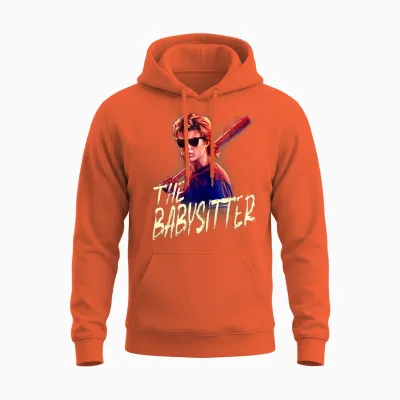 Netflix Stranger Things Steve the Babysitter Portrait Unisex Hoodie - Orange