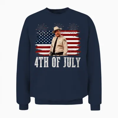 Happy 4th of July to All You Sumbitches Unisex Sweatshirt - Navy