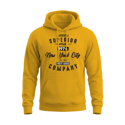 New York City Born in 1974 Vintage Birthday Unisex Hoodie - Gold