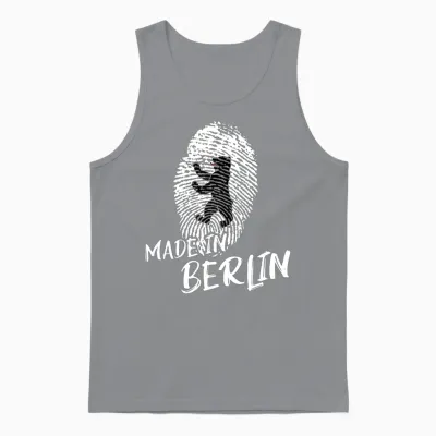 Made in Berlin Berliner Unisex Tank Top - Sport Grey