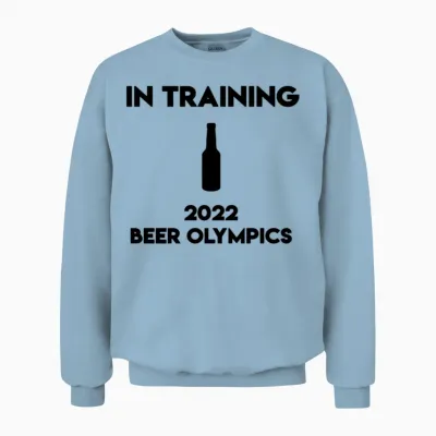 In Training 2022 Beer Olympics Unisex Sweatshirt - Light Blue
