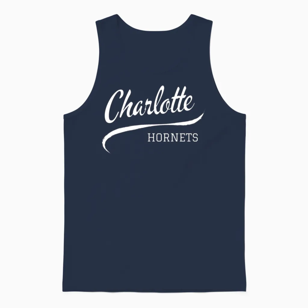 Hornets Retro Unisex Tank Top in Navy