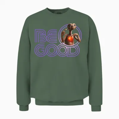 E.t. the Extra-Terrestrial Be Good Unisex Sweatshirt - Military Green