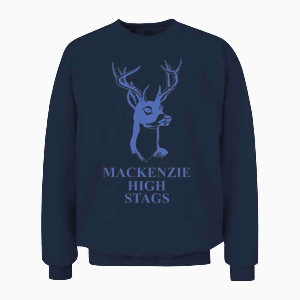 Mackenzie High Detroit Unisex Sweatshirt in Navy